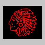 Indián čierne teplákové kraťasy s tlačeným logom